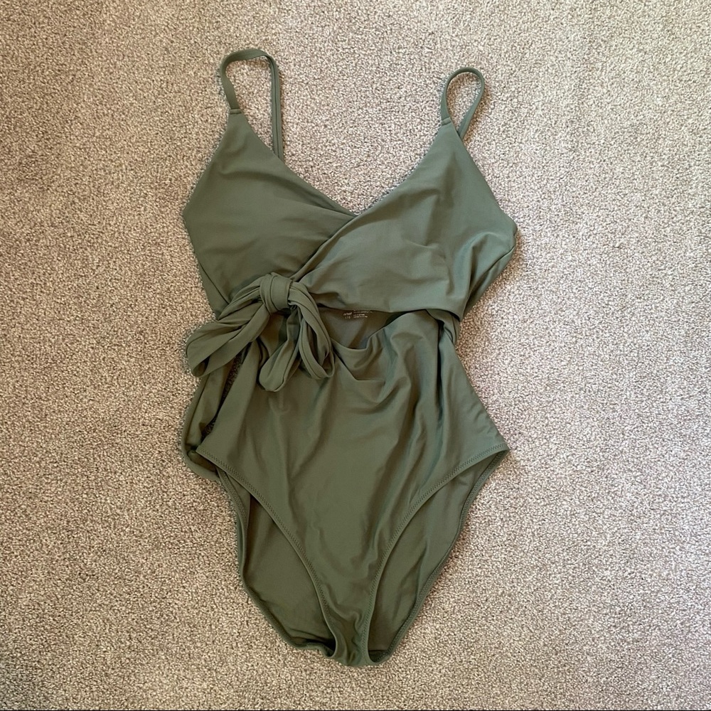 Aerie Wrap One Piece Swimsuit